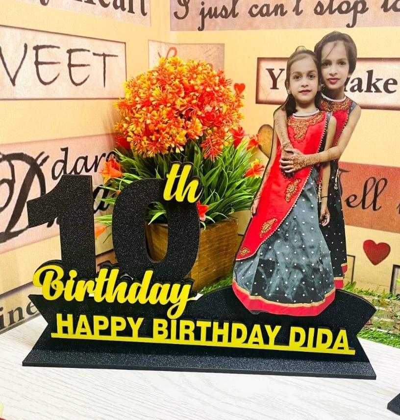 Customised Table Top Birthday Year - Planet Customizers
