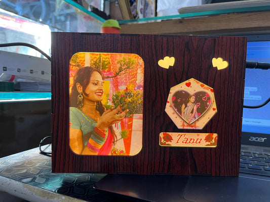 Customised Wooden LED Photo Box