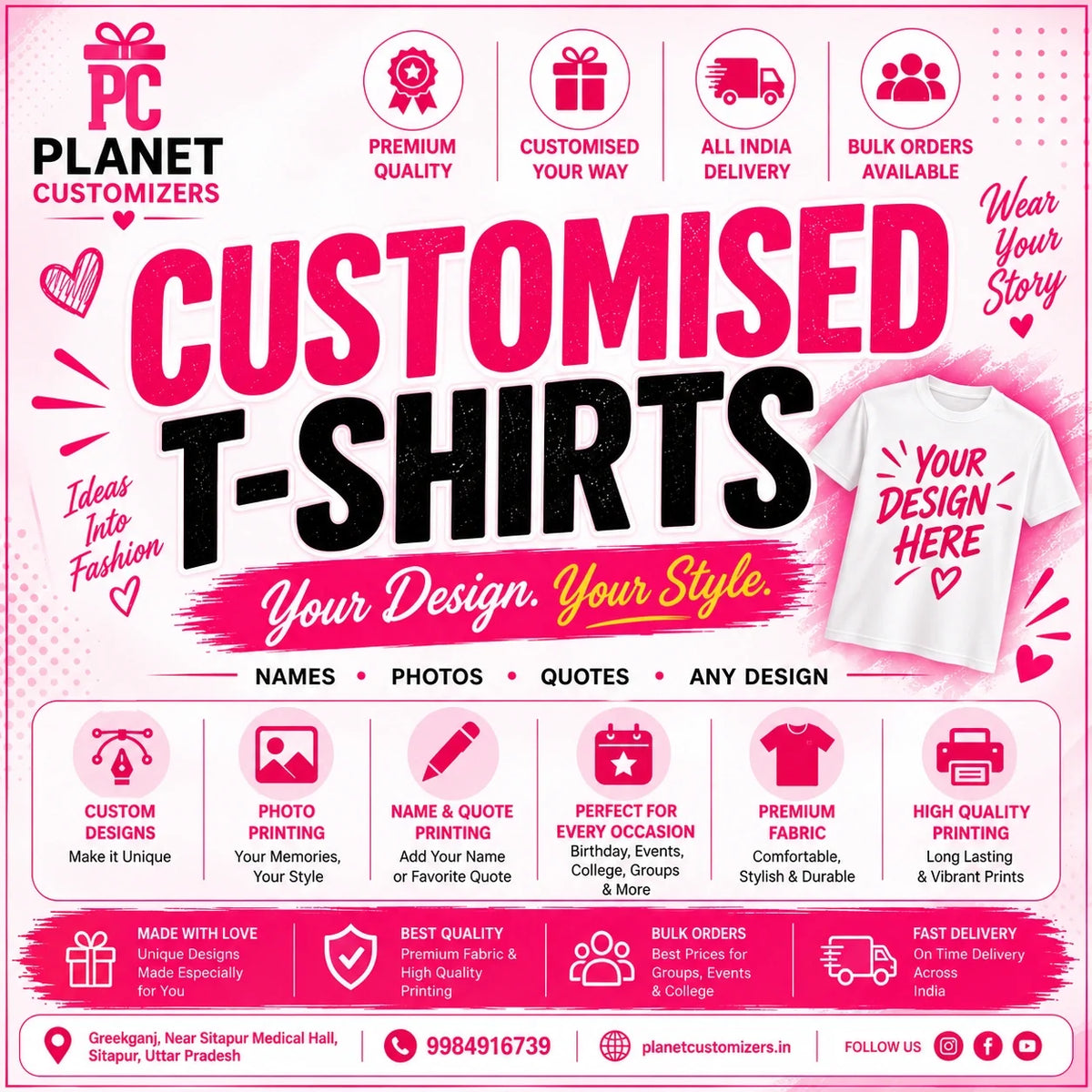 Customised T-Shirts