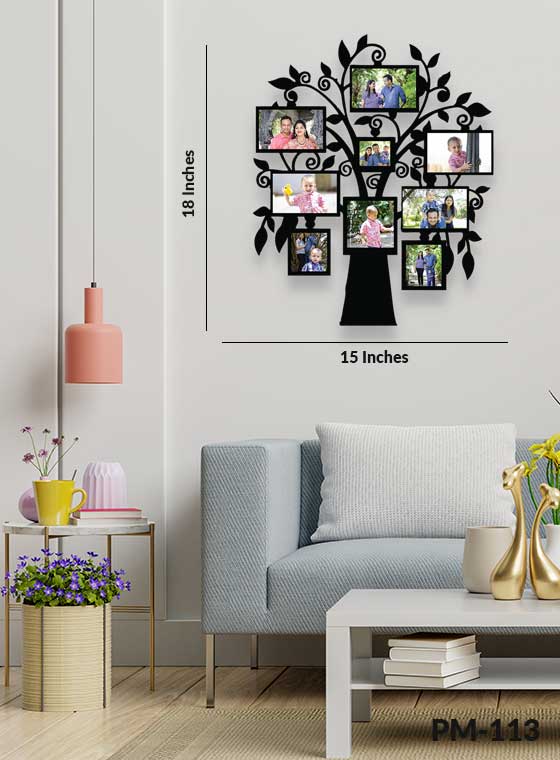 Customized Family, Friends, Couple Tree Wooden Frame