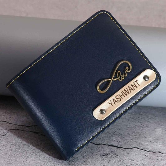Premium Quality Men's Wallet With Charm | Customized With Name & Charm | Best Gift for Brother - Planet Customizers