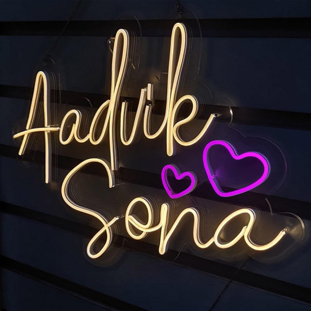 Custom Name Led Neon Sign & Logo - Planet Customizers