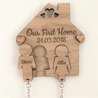 COUPLE KEYCHAIN HOLDER /Creative Ideas for DIY Wedding Décor with Wood
