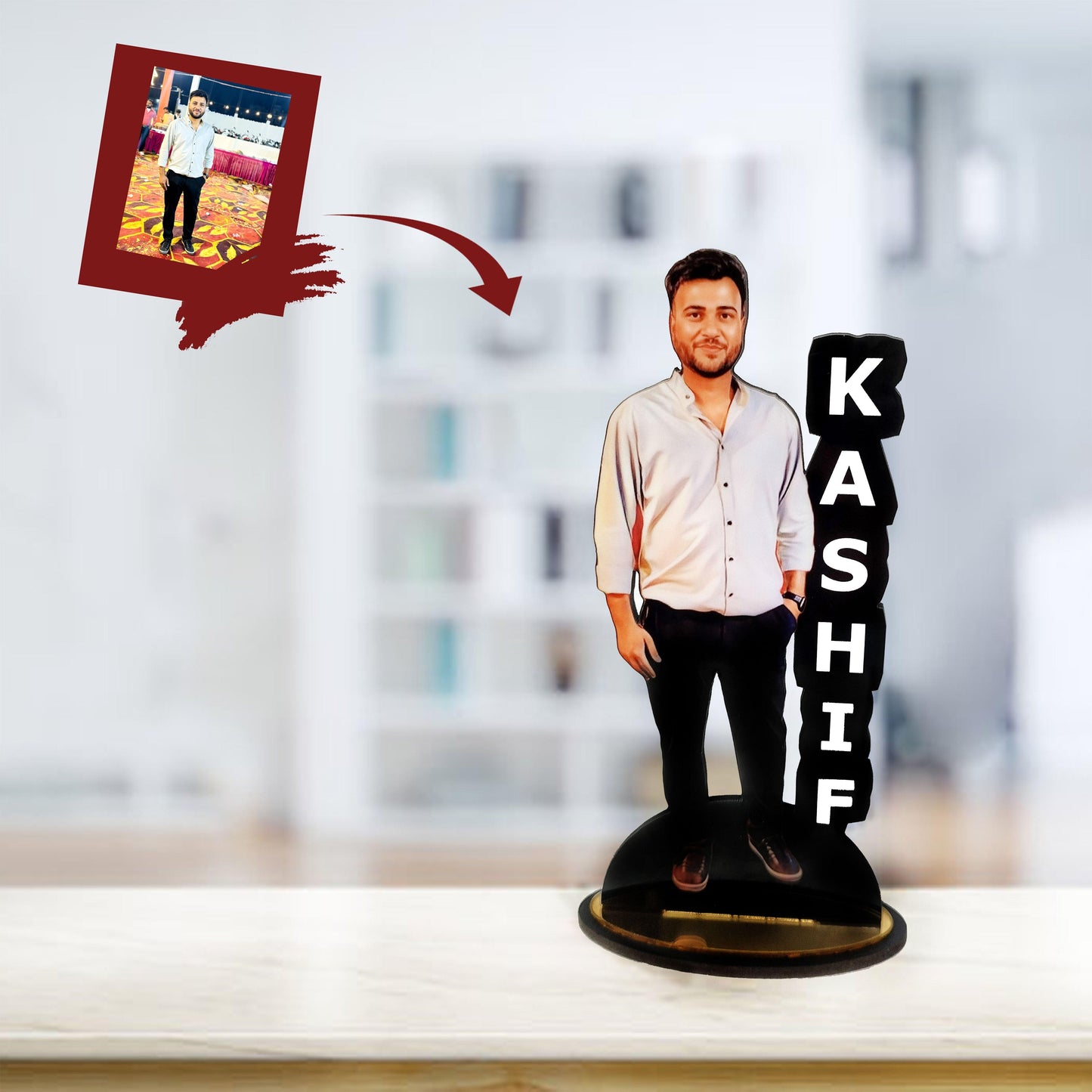 Personalized Male Caricature | Perfect Gift for Loved Ones - Planet Customizers