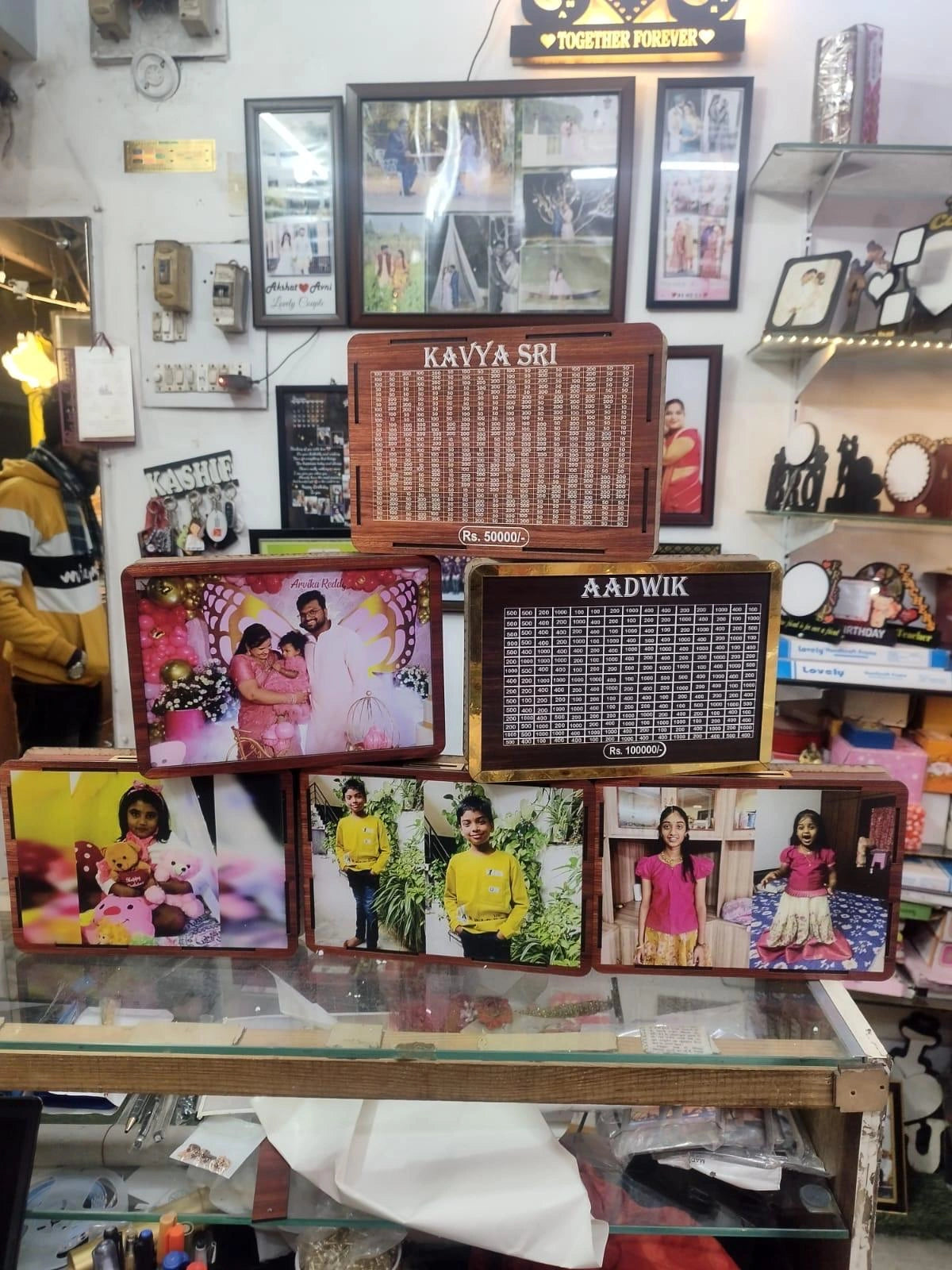 Customised Money Bank with Photo & Name