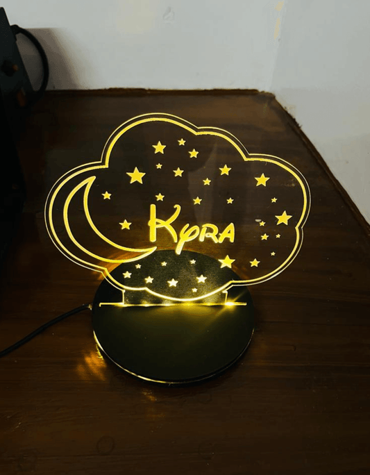 LED Cloud Shape Name Standy - Planet Customizers