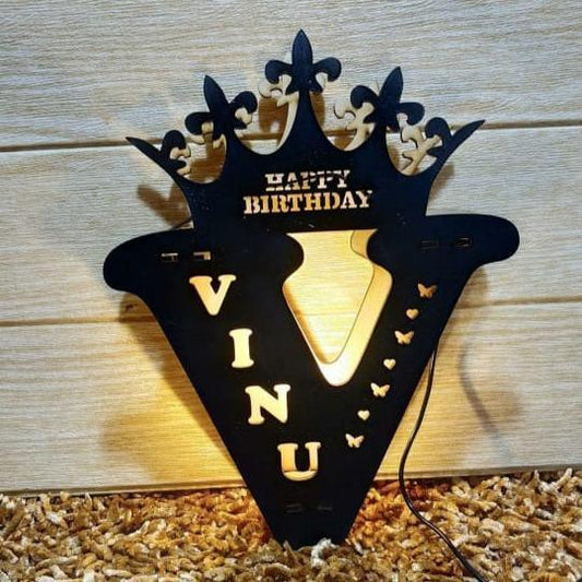 Customized A To Z Alphabet Led Frame - Planet Customizers