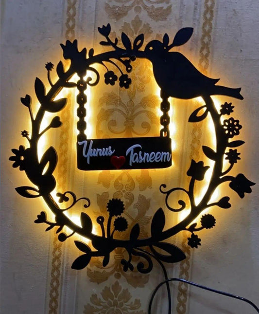 Customized Couple Love Led Name Prop - Planet Customizers