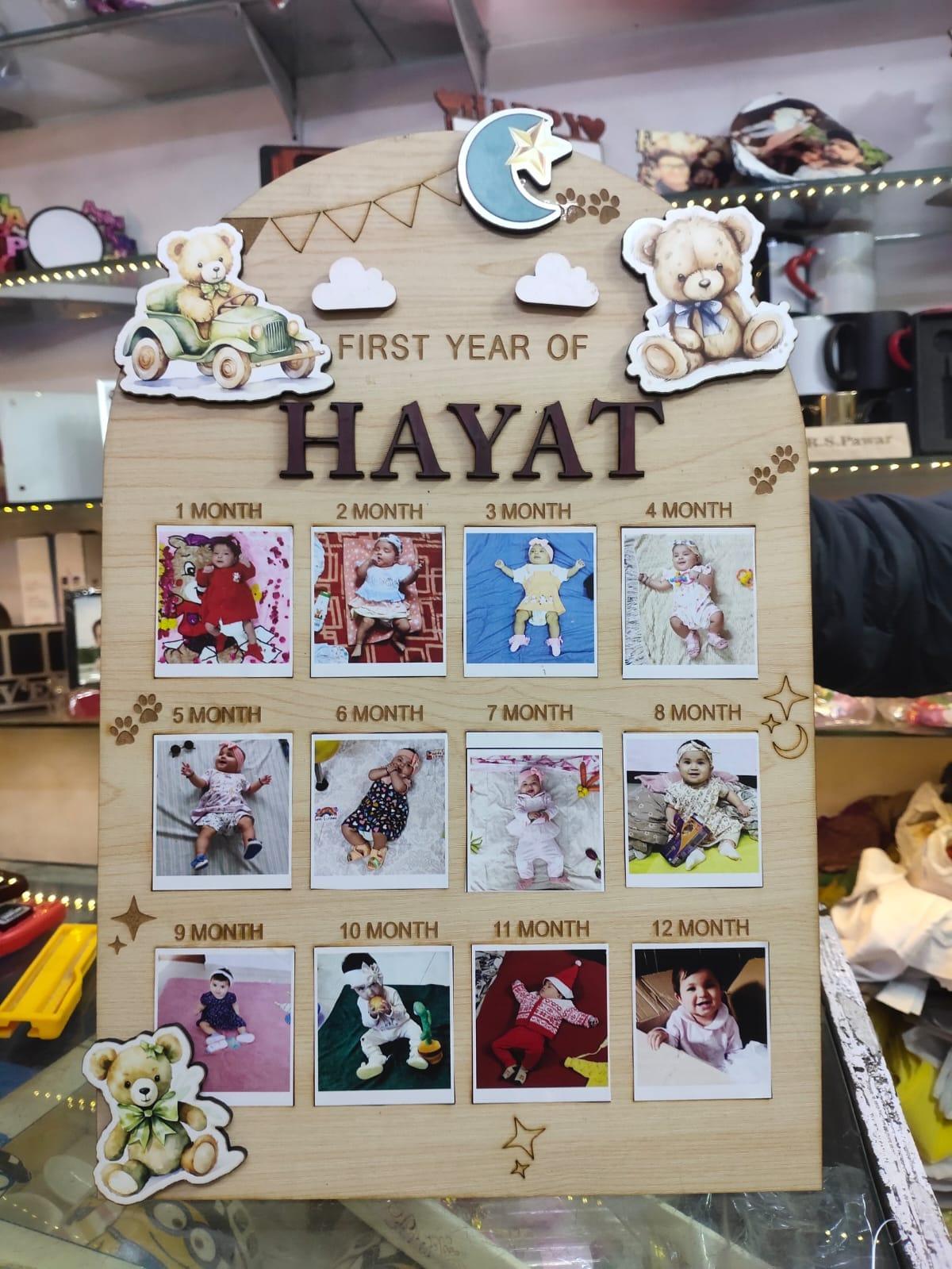 12 MONTHS BABY FRAME - Planet Customizers