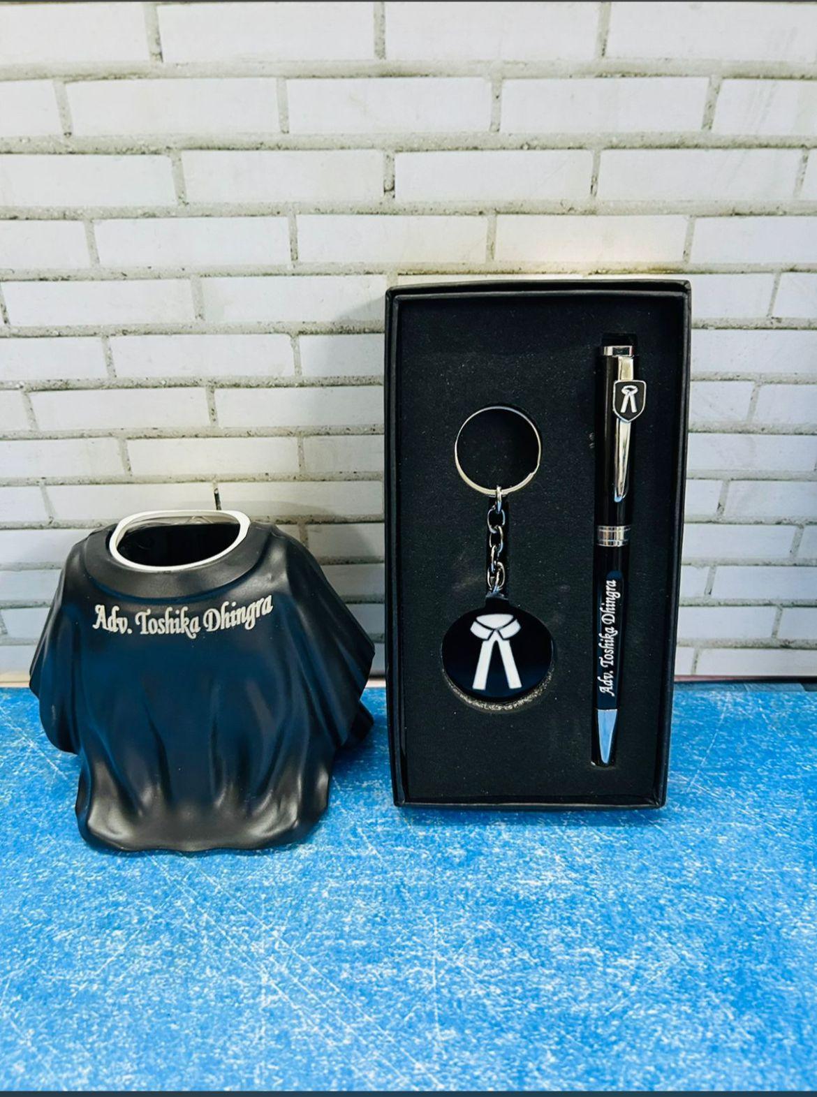 customised Advocate Combo With Coat and Pen Keychain - Planet Customizers