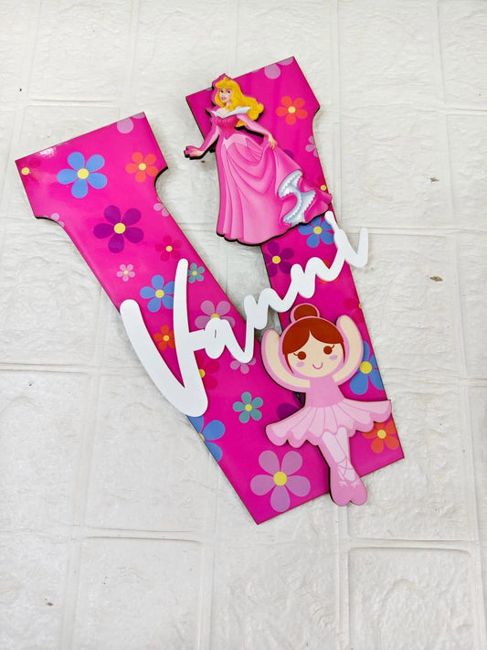 Customised 3D Initial Letter for Kids