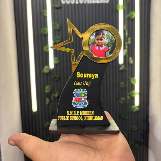 Customised MDF Star Trophy