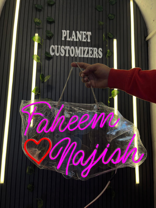 Customised Neon Sign with Name