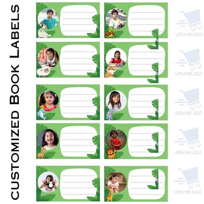 Customised Name Slip Sheet (33 Personalised Labels)