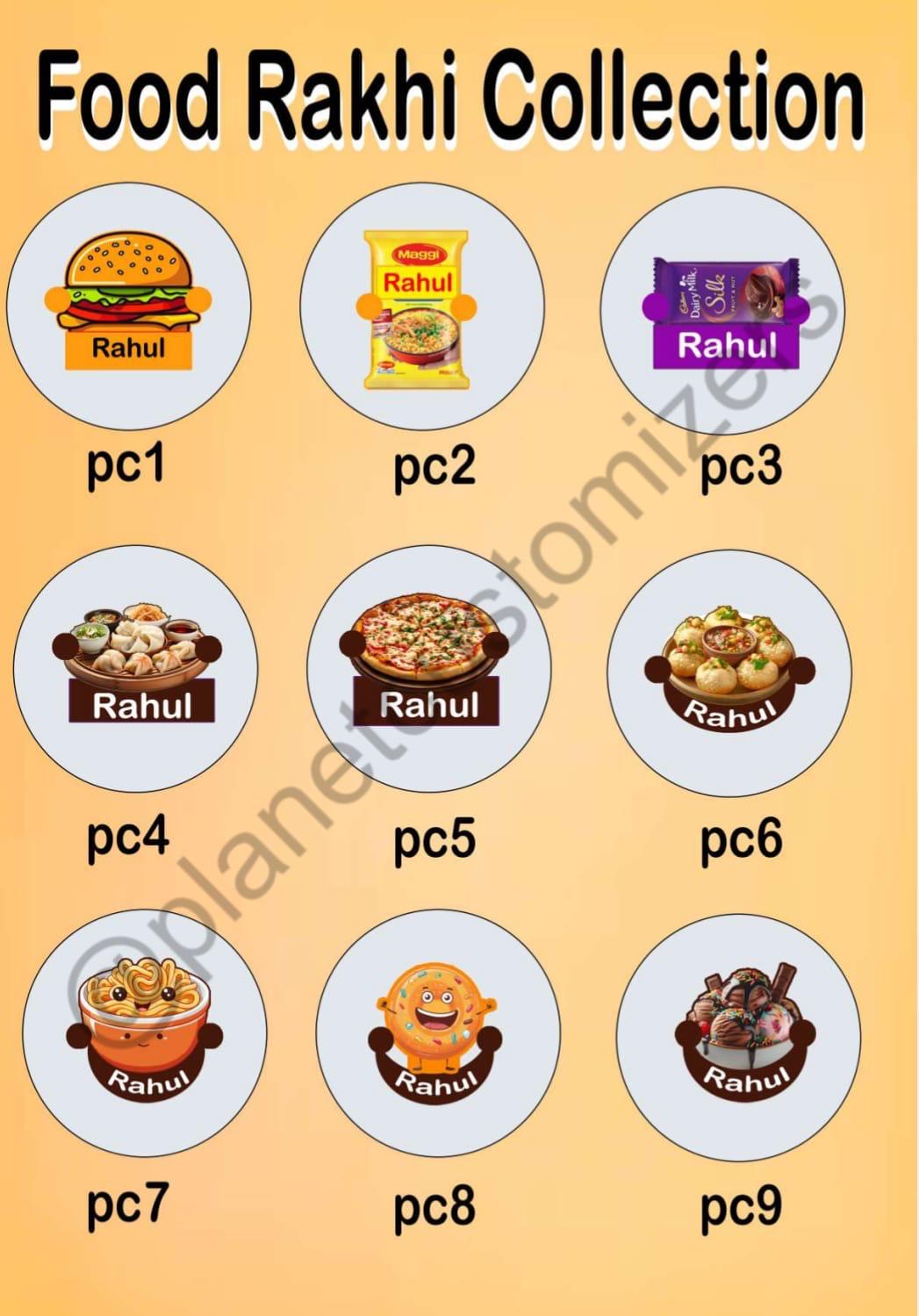 Food Name Rakhi