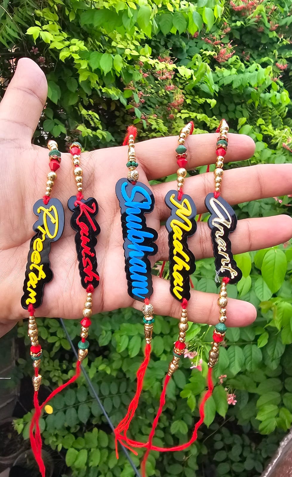Name Cutout Rakhi