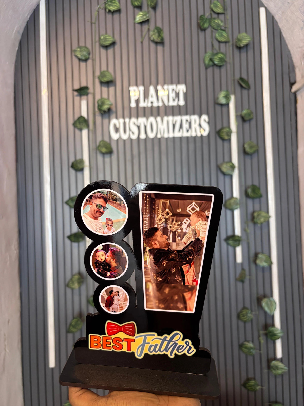 Personalised Sublimation Photo Standee with Wooden Base