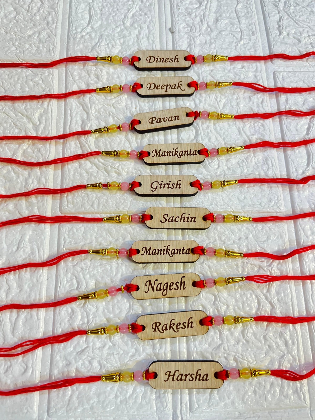 Wooden Name Rakhi